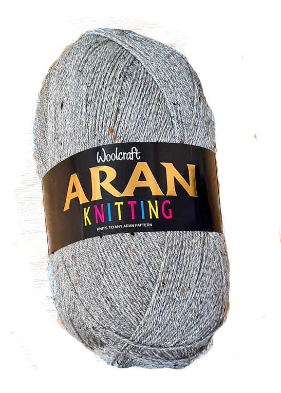 Aran Yarn 25% Wool 400g Balls x2 863 Stoneage